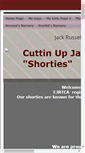 Mobile Screenshot of cuttinupjackrussells.com